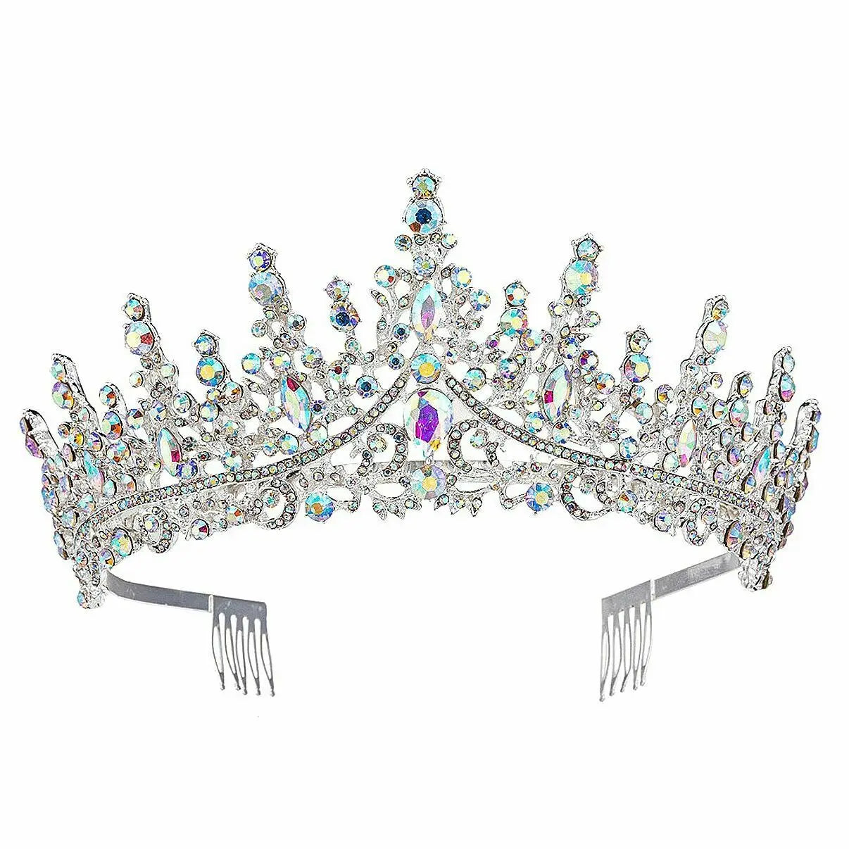 Wholesale High princess tower Rhinestone Tiara