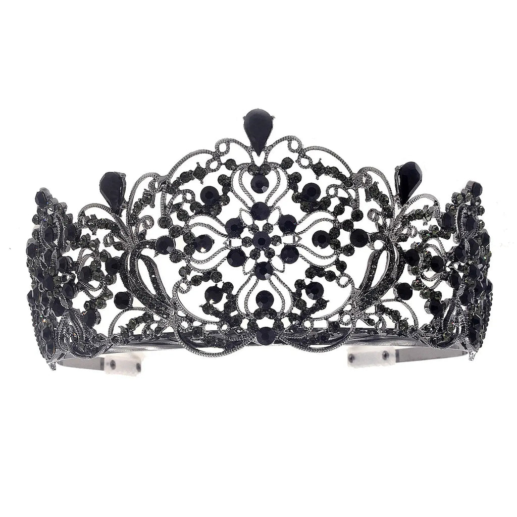 Wholesale Blooming Flower Bud Rhinestone Tiara