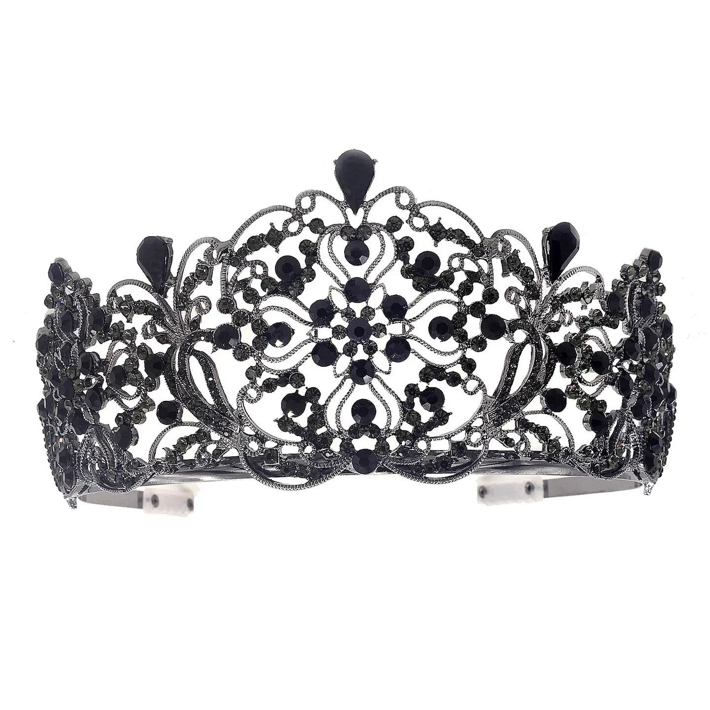Wholesale Blooming Flower Bud Rhinestone Tiara