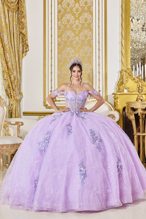 Linda Mariposa Lavender Garden Dress - Style #5140 - Lilac