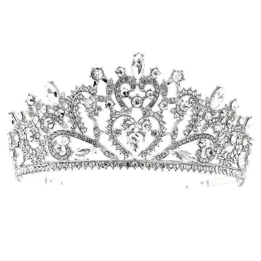 Wholesale Flower Theme Wreath Tiara 100467