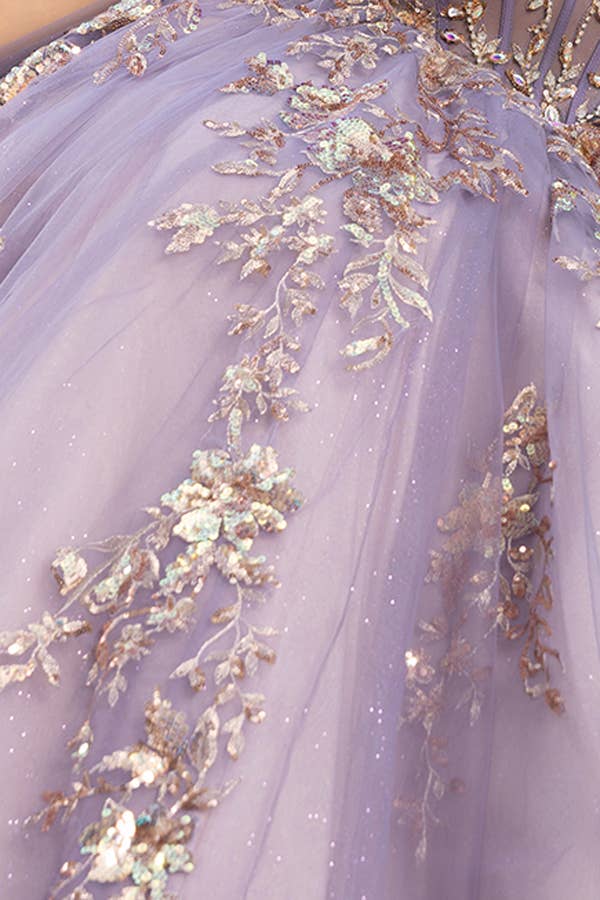 Elegant Off-Shoulder Bow Neckband Quinceanera Ball Gown LK292 for Sweet 16