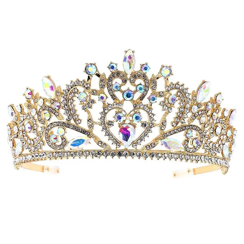 Wholesale Flower Theme Wreath Tiara 100467