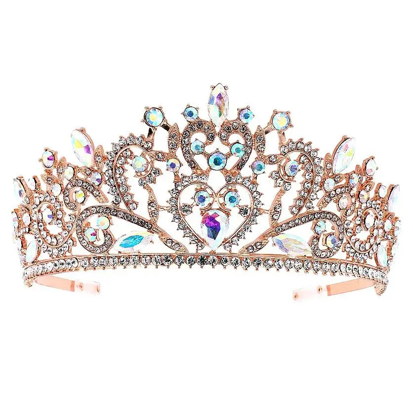 Wholesale Flower Theme Wreath Tiara 100467