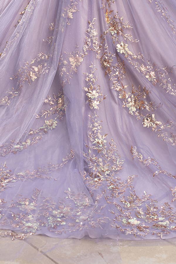 Elegant Off-Shoulder Bow Neckband Quinceanera Ball Gown LK292 for Sweet 16