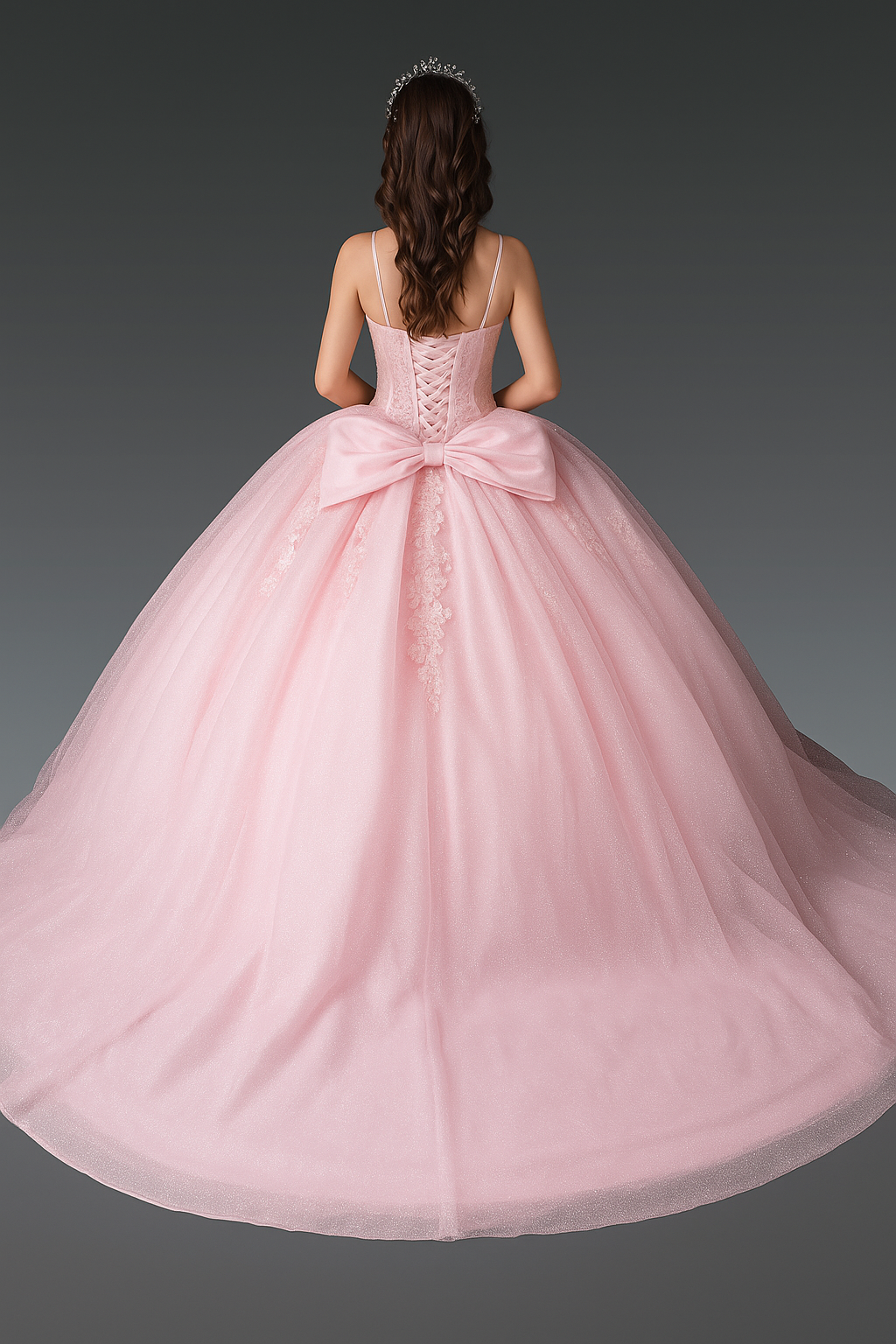Dazzling Sparkle Tulle Quinceañera Ball Gown with Elegant Rhinestone Embellishments