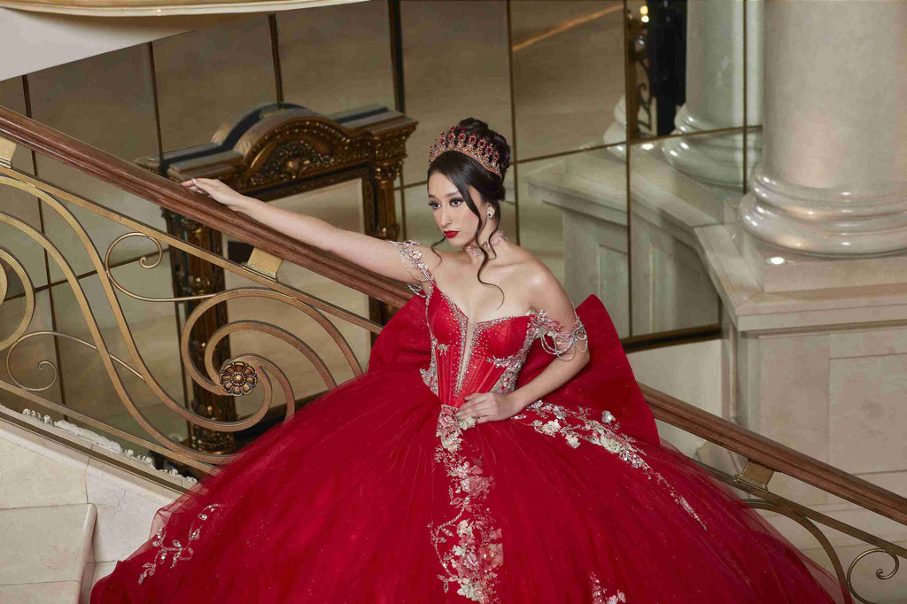 Feel Like Royalty in This Perfect Dress 15 Red Mexican Quince Dress