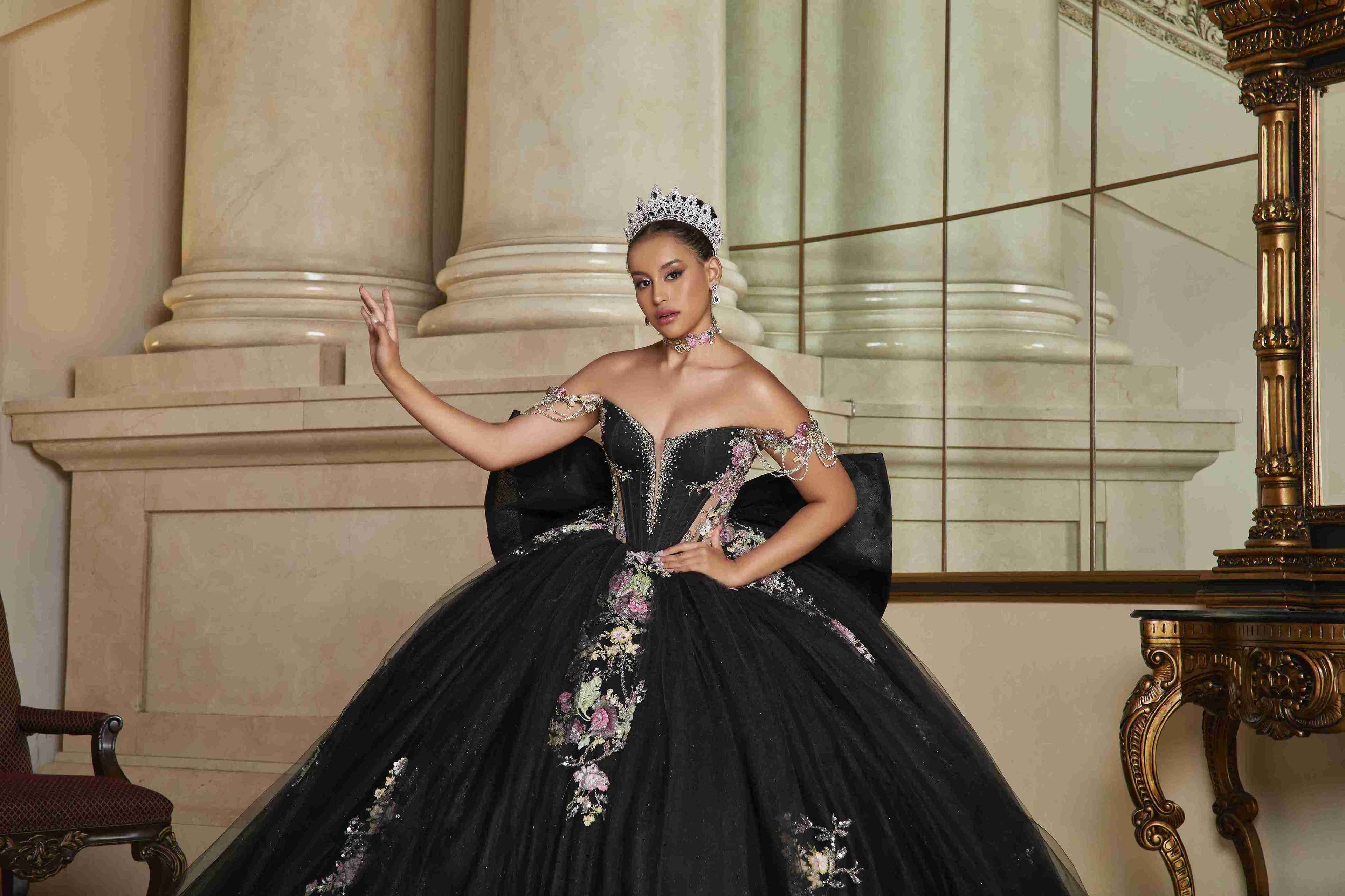 Black Elegance Perfect Dress 15 Quinceañera Ball Gown That Turns Every Head