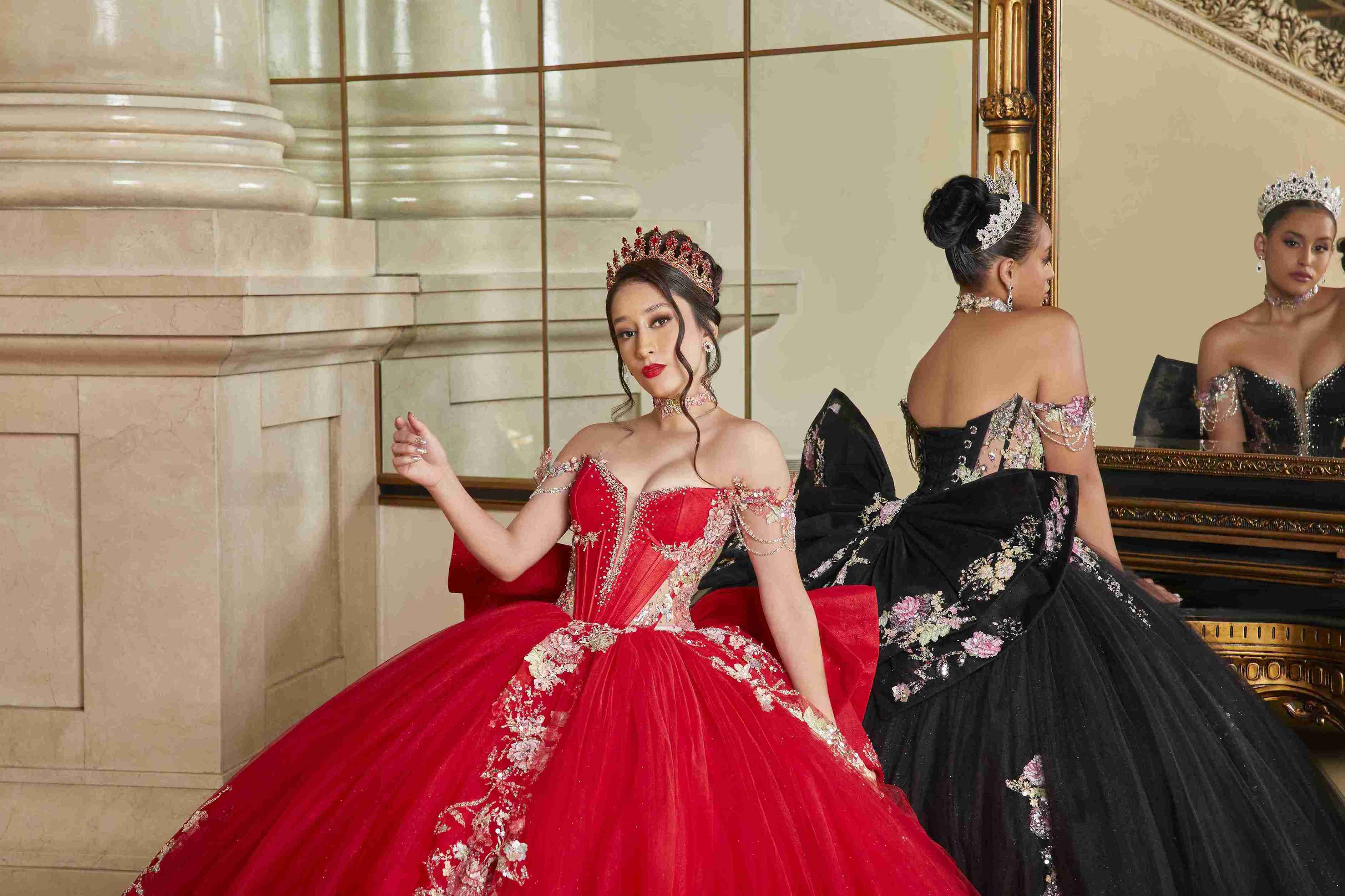 Feel Like Royalty in This Perfect Dress 15 Red Mexican Quince Dress