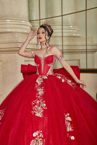 Feel Like Royalty in This Perfect Dress 15 Red Mexican Quince Dress