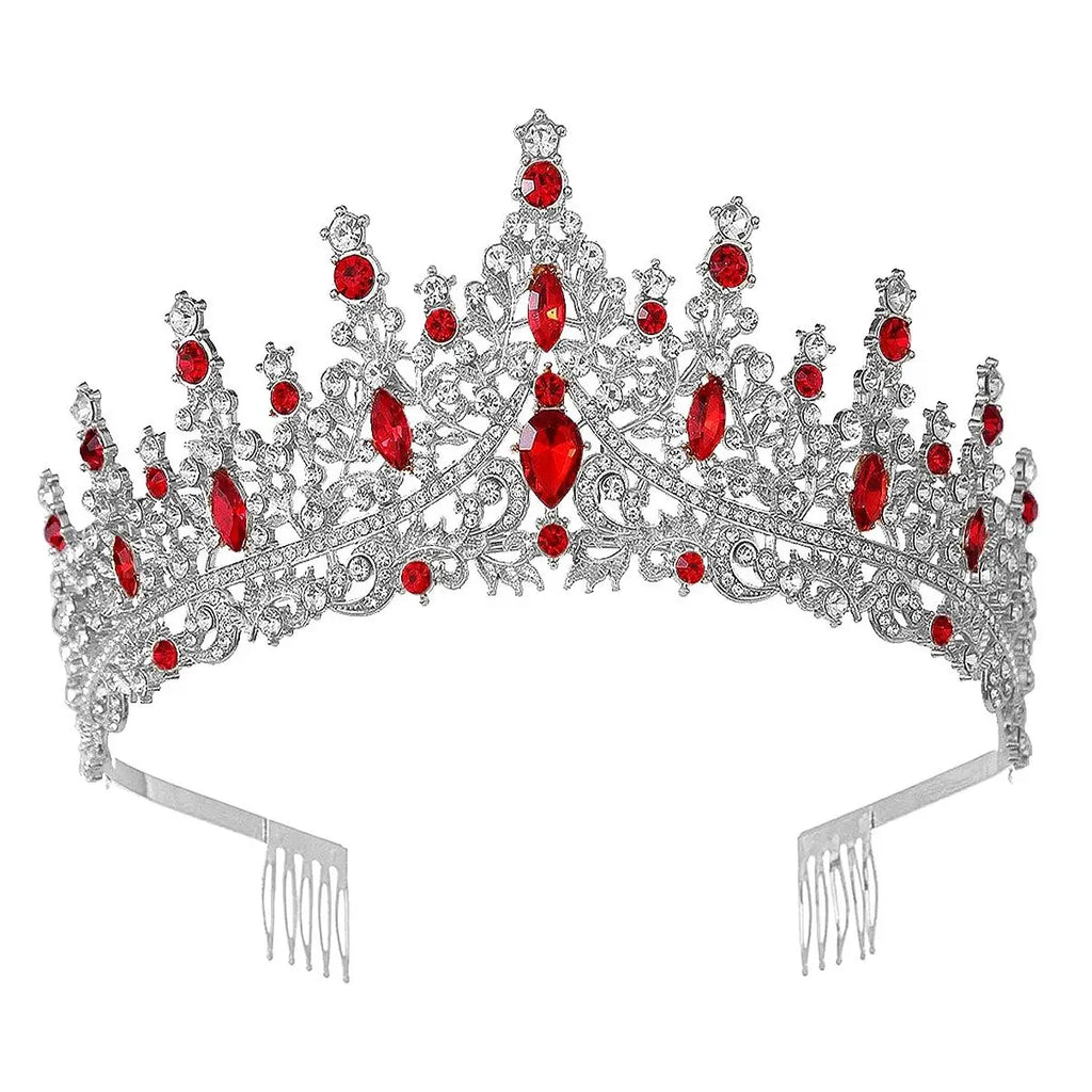 Wholesale High princess tower Rhinestone Tiara