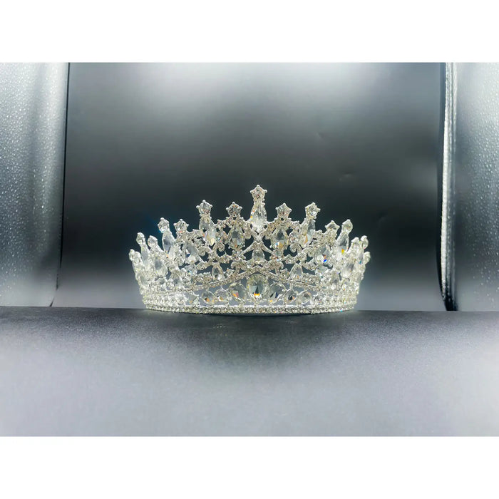 Tiaras de cristal con diamantes de imitación al por mayor, corona para quinceañera, boda nupcial 26