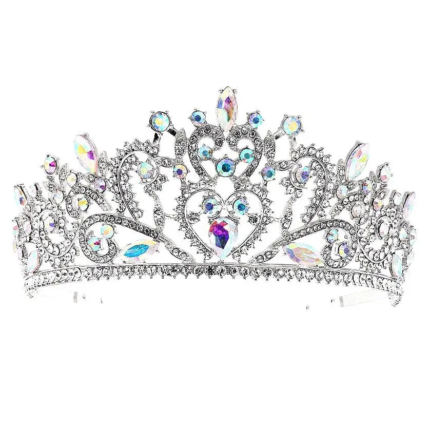 Wholesale Flower Theme Wreath Tiara 100467