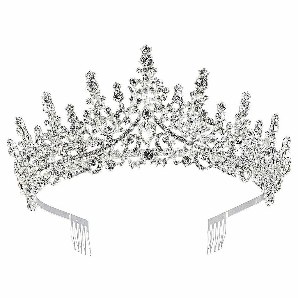 Wholesale High princess tower Rhinestone Tiara