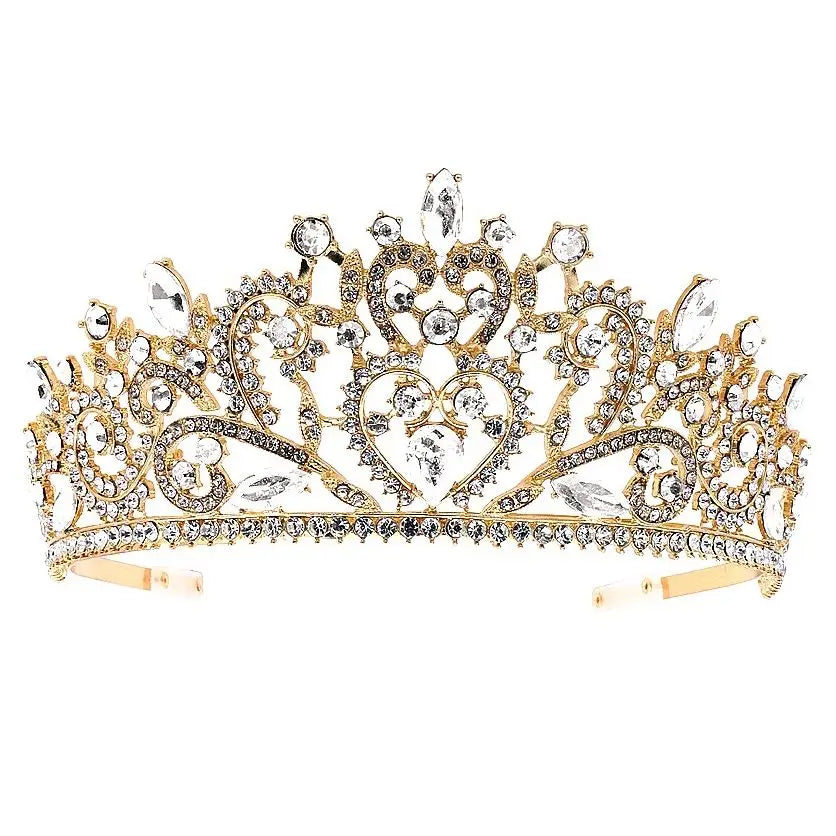 Wholesale Flower Theme Wreath Tiara 100467