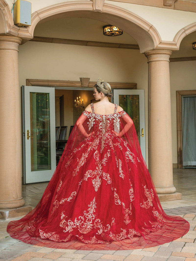 {Dazzling Sweetheart Glitter Ball Gown for Prom & Quinceañera Celebrations} - {} at {Linda Mariposa}