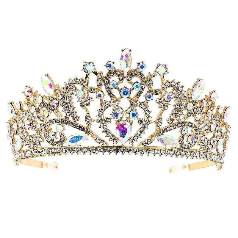 {Flower Theme Wreath Tiara 100467} - {} at {Linda Mariposa}