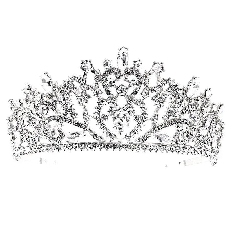 {Flower Theme Wreath Tiara 100467} - {} at {Linda Mariposa}