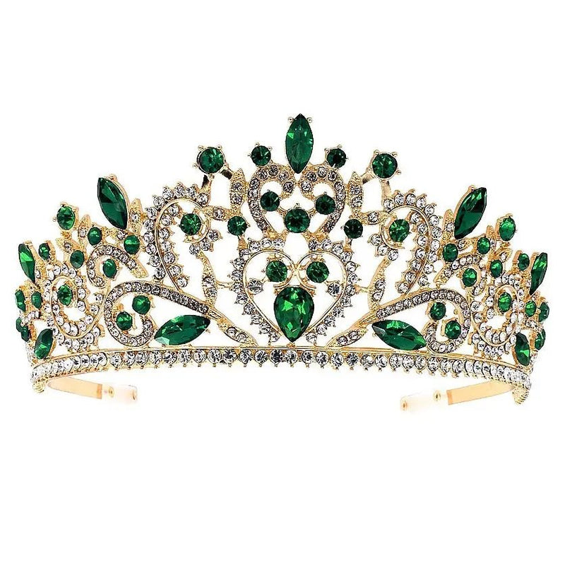 {Flower Theme Wreath Tiara 100467} - {} at {Linda Mariposa}