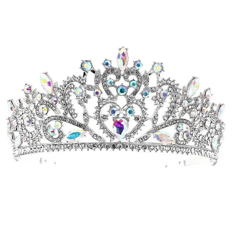 {Flower Theme Wreath Tiara 100467} - {} at {Linda Mariposa}