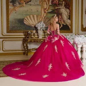 {Fuchsia Quinceañera Dress} - {} at {Linda Mariposa}