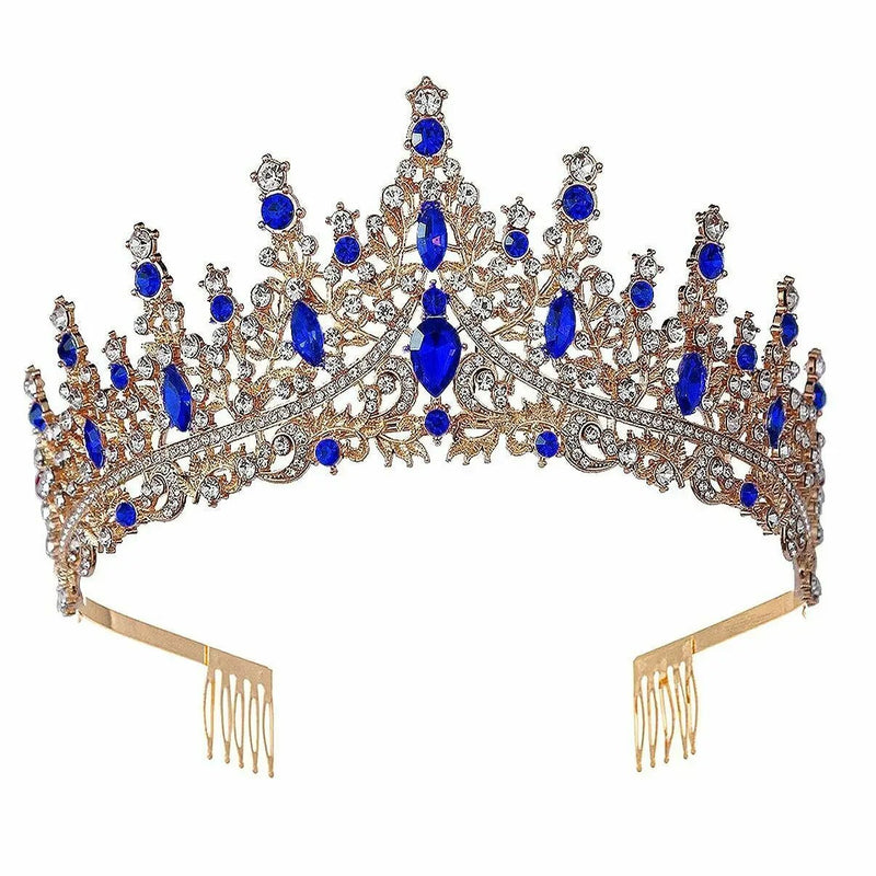 {High princess tower Rhinestone Tiara} - {} at {Linda Mariposa}