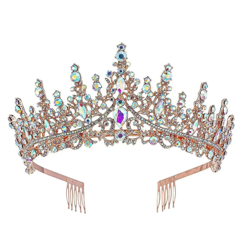 {High princess tower Rhinestone Tiara} - {} at {Linda Mariposa}