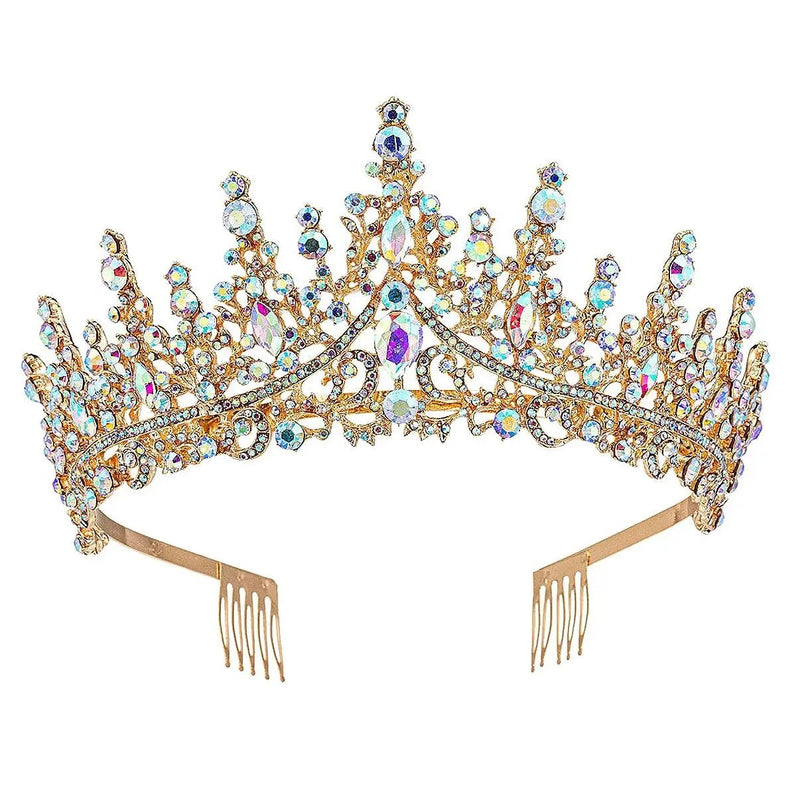 {High princess tower Rhinestone Tiara} - {} at {Linda Mariposa}