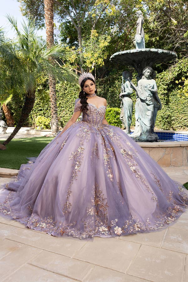 {Lilac Quinceanera Dress} - {} at {Linda Mariposa}