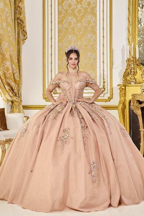 Hunter Green Linda Mariposa Dress #5060 Rose gold / 4
