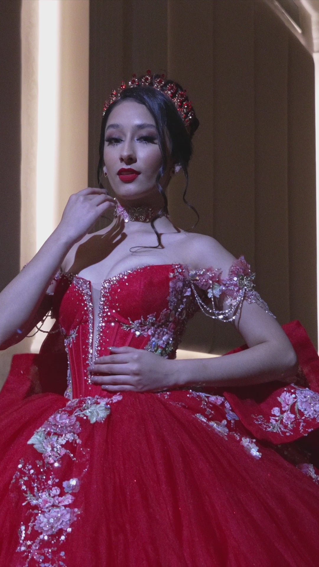 Feel Like Royalty in This Perfect Dress 15 Red Mexican Quince Dress