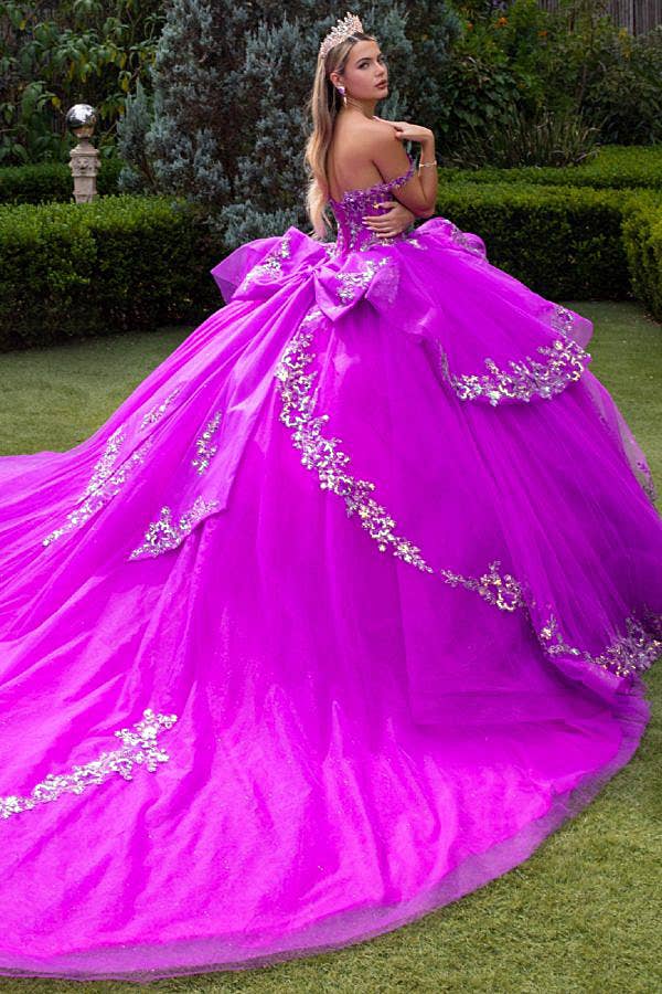 {Purple Quinceanera Dress} - {} at {Linda Mariposa}
