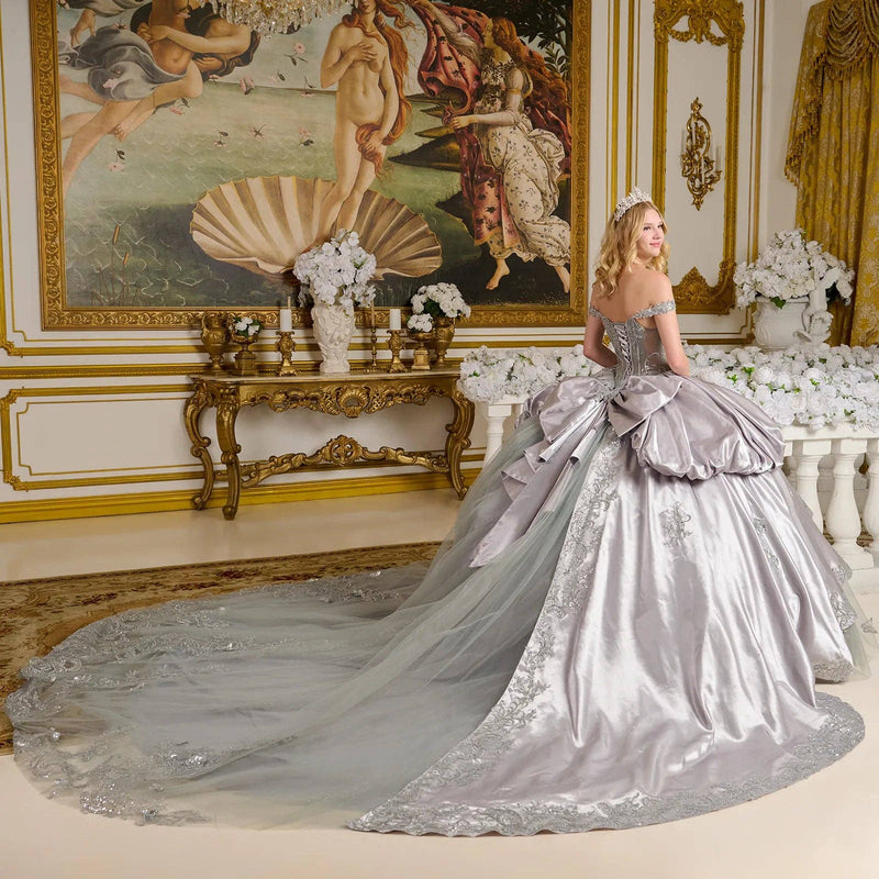 {Silver Quinceañera Dress} - {} at {Linda Mariposa}
