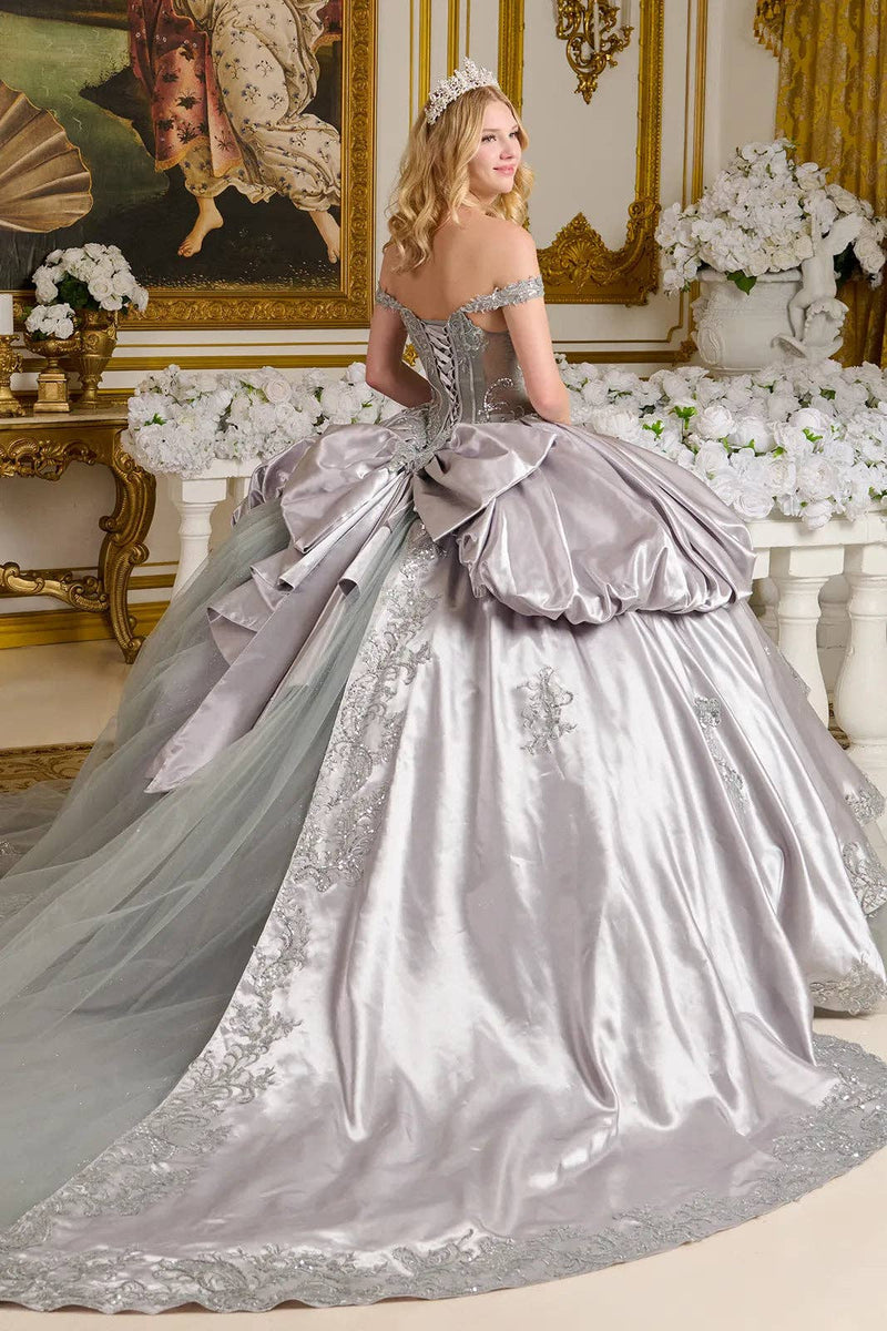 {Silver Quinceañera Dress} - {} at {Linda Mariposa}