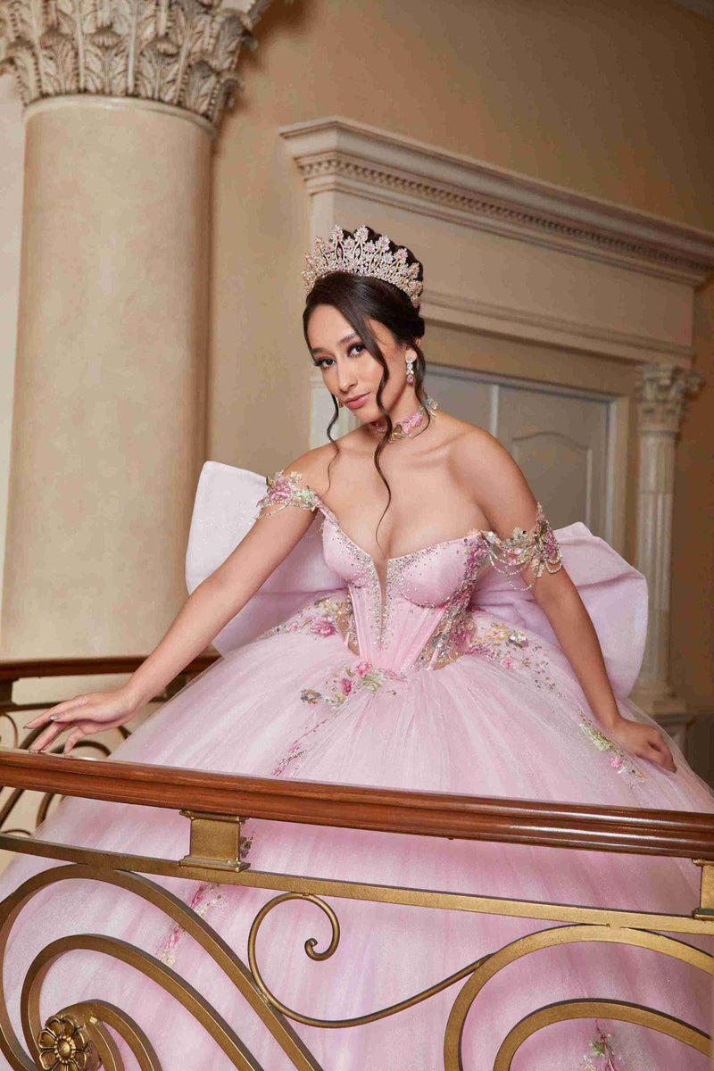 {The Viral Rosa Bebé Quinceañera Gown Sweet, Romantic & Totally Unforgettable} - {} at {Linda Mariposa}