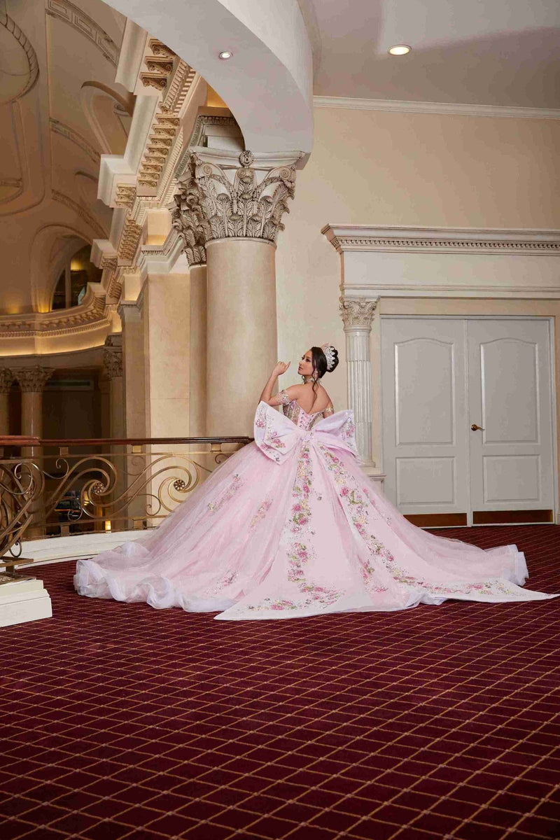 {The Viral Rosa Bebé Quinceañera Gown Sweet, Romantic & Totally Unforgettable} - {} at {Linda Mariposa}