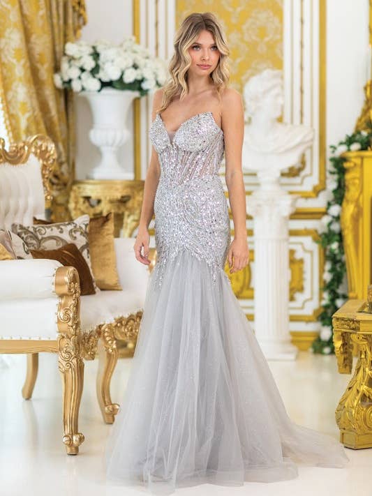 {Stunning Spaghetti Strap Prom Dress 2026} - {} at {Linda Mariposa}