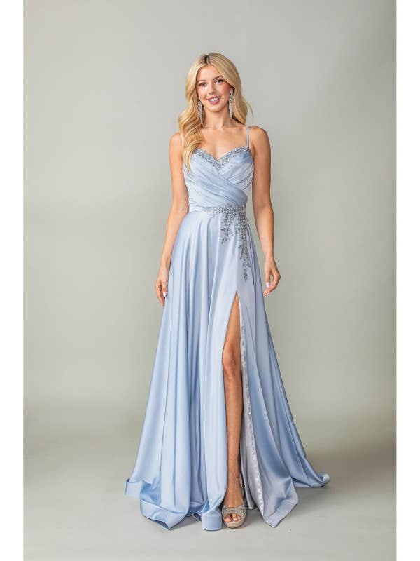 {Wholesale Lace - Up Back Prom Dress} - {} at {Linda Mariposa}