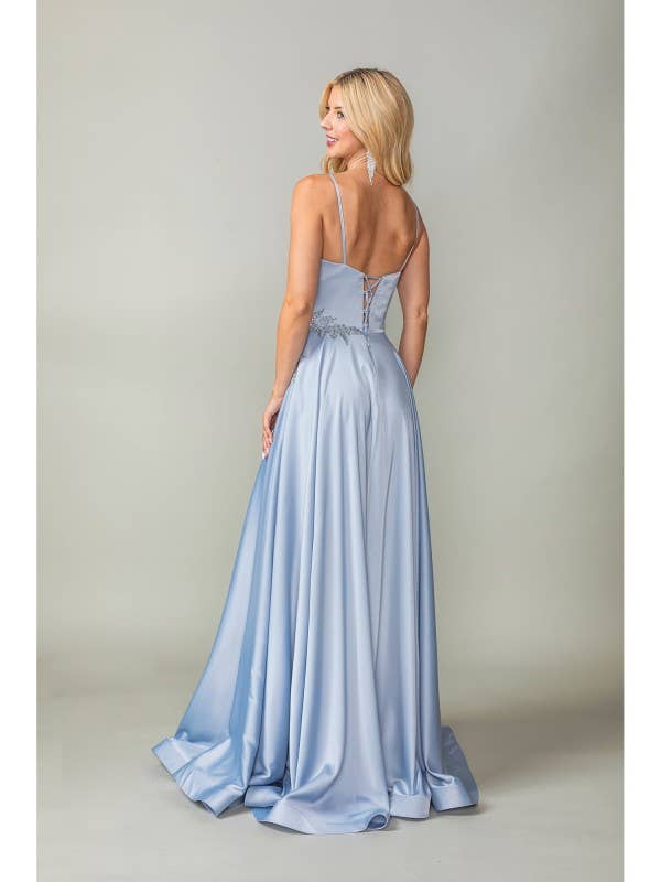 {Wholesale Lace - Up Back Prom Dress} - {} at {Linda Mariposa}